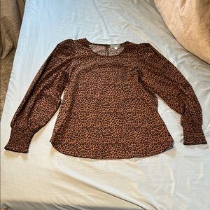 Leopard Print Women's Top